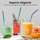 thumbnail image 2 of Juego de 8 Popotes de Acero Inoxidable Reutilizables con Cepillo, 2 of 9