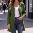thumbnail image 5 of Lutiedan Womens Zip Up Hoodies Fall Fleece Hooded Sweatshirts Casual Winter Long Sleeve Jacket with Pocket S-XXL, 5 of 8
