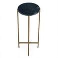 thumbnail image 5 of Butler Specialty Company Nigella Marble and Cross Legs Side Table - Green Marble, 5 of 5