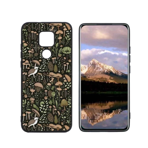 Gothic-dark-Fantasy-Forest-Woodland-plant-7 Phone Case, Degined for Moto G Play 2021 Case Men Women, Flexible Silicone Shockproof Case for Moto G Play 2021