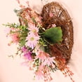 thumbnail image 4 of Florist Flower Wreath Rose Garland for Home Wall Wedding Decoration (red Pink-Heart-Shaped), 4 of 5