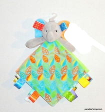 Taggies Little Leaf Elephant Rattle