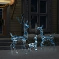 thumbnail image 3 of vidaXL Acrylic Reindeer Family Christmas Decoration 300 LED Warm White, 3 of 9