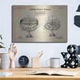thumbnail image 6 of Luxe Metal Art 'Planetarium Blueprint Patent Parchment,' Metal Wall Art, 16" x 12", 6 of 9
