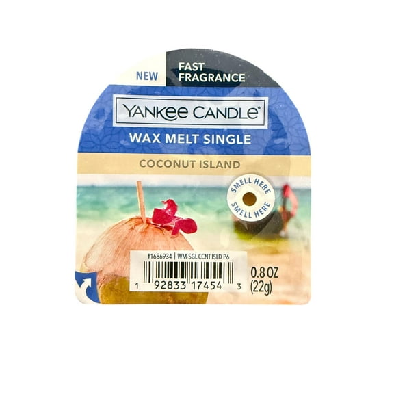 Yankee Candle Wax Melt Single Coconut Island 0.8 oz.