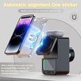 thumbnail image 4 of golytefs 5 in 1 Bluetooth-compatible Speaker Wireless Charging Station 360 Adjustable Holder Magnetic Charger with Phone Stand & Night Light for Apple Watch for Iphone 16 15 14 13 12 Pro Max, 4 of 8