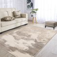 thumbnail image 2 of BNM Eclectic Multi-Tone Abstract Indoor Rug, 5' x 8', Grey, 2 of 6