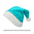 thumbnail image 3 of Party Hat MerryChristmas Plush Hat for Festival Family Gathering PartyFavor Props Hat Holiday Cap Decorative Santa Hat, 3 of 9