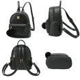 thumbnail image 3 of Minimochila Barsine de piel a cuadros a la moda para niñas, 3 of 7