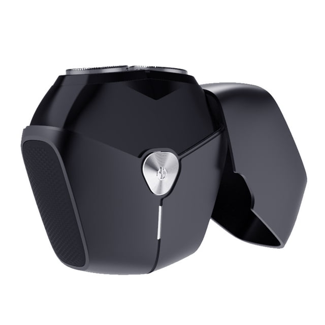 Portable Men's Electric Shaver with Magnetic Suction Blade Head Type-C Charging 60-Minute Working Time and Wet/Dry Use Capability