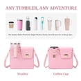 thumbnail image 3 of NexTone Purse Cup Holder Bag with Strap- Outdoor Portable Crossbody Water Bottle Storage Bag for Stanley Cup Tumbler 40 oz, 3 of 7