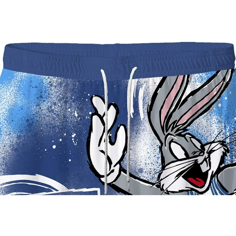 Space Jam Mens Classic Shorts - Tune Squad Monstars & Bugs Bunny Shorts 90s Classic Mesh Shorts, Men's, Size: XL