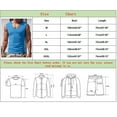 thumbnail image 4 of adviicd Men Tops Casual Tank Tops For Men Male Sport Body Shaper Wear Waist Belt Vest Zipper Tights Shape Wear Tank Tops Elastic Slim Soft Vest Black XL, 4 of 4