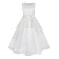 thumbnail image 1 of Flower Girls Dress Lace Tassels Hem Wedding First Communion 7 Years, 1 of 7