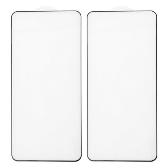 HOMEMAXS Tempered Glass Screen Protector for Phones Black Special Design with Precise Fit 2pcs