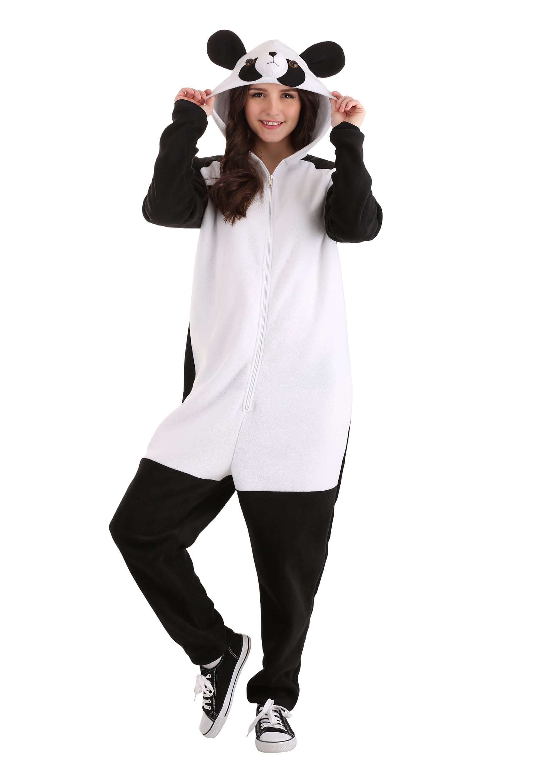 Departure Gargle Speed ​​up Adult Panda Onesie Costume - Walmart.com