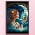 thumbnail image 1 of Cuadros Decorativos Bordado completo hilo de algodón ecológico 11CT impreso sirena punto de cruz Kit ilustraciones Wdftyju embutido en tela, 1 of 9