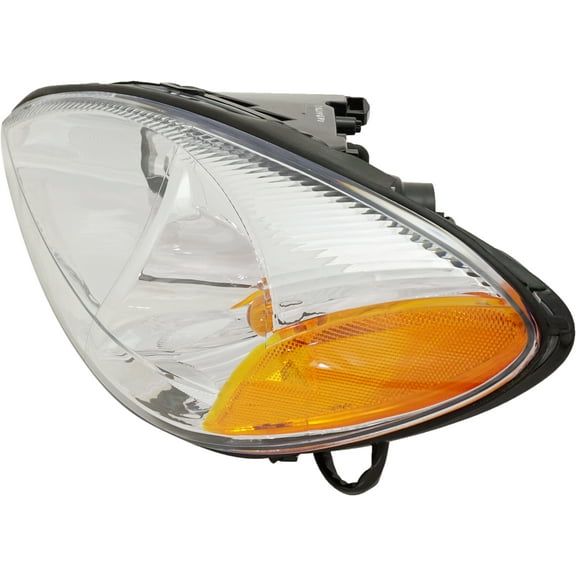 Headlight Compatible With 2000-2007 Ford Taurus Left Driver Halogen With bulb(s)