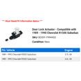 thumbnail image 2 of Door Lock Actuator - Compatible with 1989 - 1990 Chevy R1500 Suburban, 2 of 2