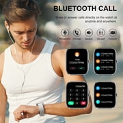 VOPOCO Smart Watch for Women Men(Answer/Make Call), 1.85 Large HD Screen Smartwatch for iPhone Android Phones, IP68 Waterproof Fitness Watch with 100+ Sport Modes Sleep Monitor/Pedometer