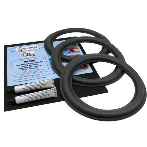 Jl Audio Triple Speaker Foam Edge Repair Kit 10 10w0 10w3 10w4 10w6 Fsk 10jl 3 Walmart Com