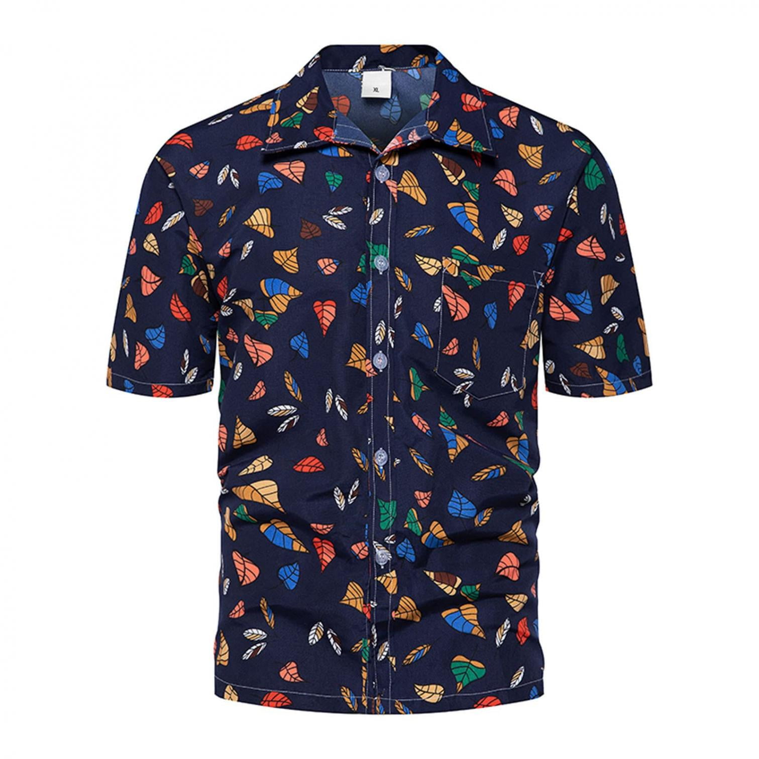 TopLLC Mens Casual Short Sleeve Button 