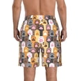 thumbnail image 3 of KLL Cat Paw (2) Men's Casual Summer Beach Shorts Hawaiian Shorts with Pockets-3X-Large, 3 of 5