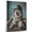 Alaskan Malamute, variant on Cane Corso Vintage Dog Baseball Canvas – Artistic Sports, Cane Corso Dog with Baseball Stretched Canvas Size 8x12 Wall Print for Bedroom, Living Room, Office