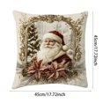thumbnail image 2 of BKER Covers Of 4 Festive Reindeer And Snowflake Designs For Sofa And Home, 2 of 6