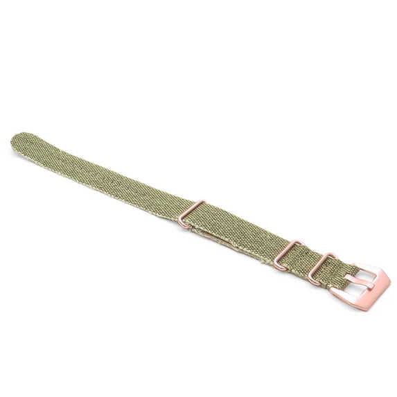 DASSARI Shred Frayed Canvas One-Piece Watch Strap