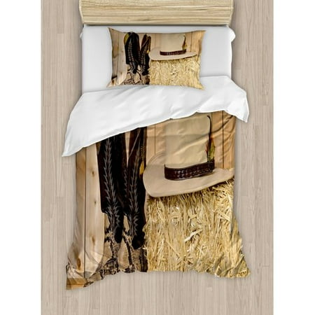 Ambesonne Western Snake Skin Cowboy Boots Timber Planks In Barn