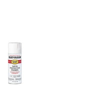 White, Rust-Oleum Stops Rust Satin Protective Enamel Spray Paint-7791-830, 12 oz