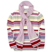 White Stag - Women's Plus Striped Chenille Sweater & Scarf