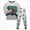 A116-Grey, variant on Boys 2‑Piece Sleepwear Set with Cartoon Print,Long Sleeve Fabric Pajamas 7-8 Years