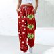 thumbnail image 1 of Pincandy Women's St. Patrick's Day Pants - Printed, Elastic Waist with Tie & Pockets, Cuffed Leg for Holiday & Daily Wear, 1 of 5
