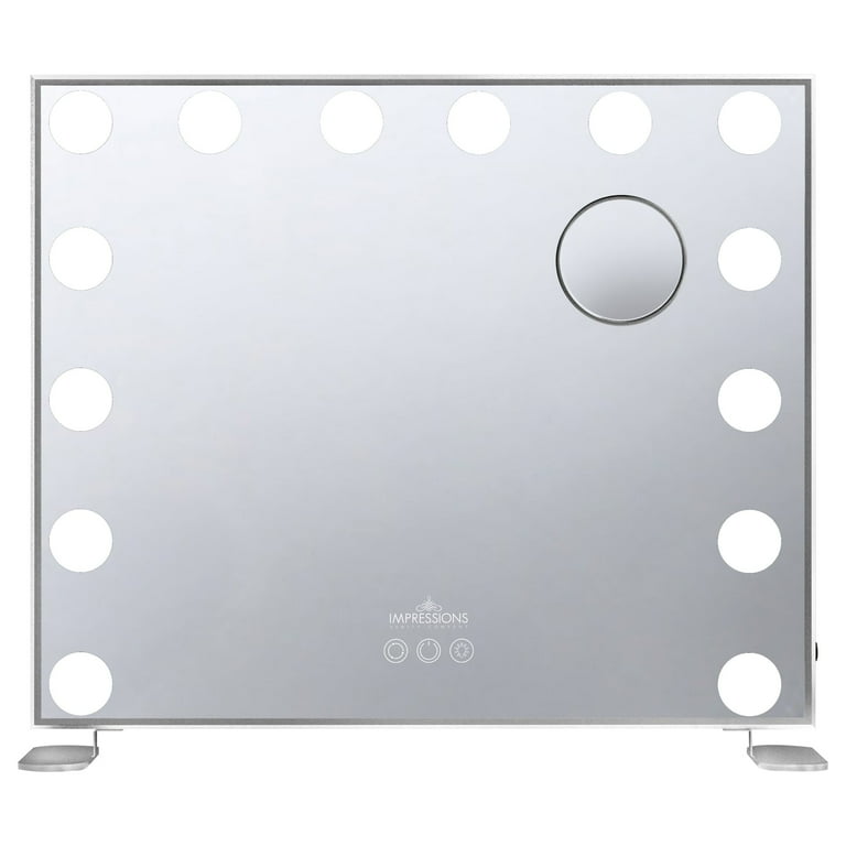 Impressions Vanity Hollywood Wall Mounted Tri Tone Plus LED Makeup