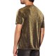 thumbnail image 3 of Camisetas de malla transparente Inspire Chic para hombres, camiseta de manga corta, camiseta brillante de purpurina metálica, 2XL dorada, 3 of 6