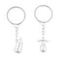 thumbnail image 1 of Unique Bargains Couples Lovers Keyring Bottle w Pacifier Pendants Key Chain Christams Gift, 1 of 3