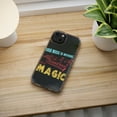thumbnail image 5 of DistinctInk Clear Case for Apple iPhone 15 (6.1" Screen) - Good Music Is Magic, 5 of 9