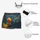 thumbnail image 3 of Balery Whimsical Starry Night Scene Calzoncillos bóxer para hombre, ropa interior de algodón suave y transpirable con cinturilla de nailon-Large, 3 of 5