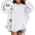 thumbnail image 2 of DHFJKG Hoodies Girls Hoodies Sweatshirts Solid Color Casual Long Sleeve Round Neck Pocket Hooded Sweatshirt For Girls Stylish Athletic Wear And Active Stylish Tops, 2 of 6