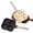 Black, variant on TNSM 4 Hole Nonstick Egg Frying Pan Skillet with Wooden Handle, Mini Muffin Pancake Cooker Griddle, Compatible with Gas Stove and Induction Cooktop, Breakfast Omelet Maker