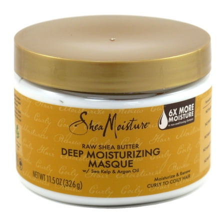 Shea Moisture Raw Shea Deep Moisturizing Masque 12oz Jar (Pack of 3)