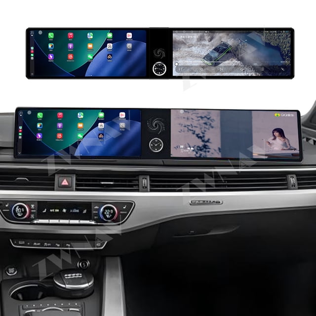 ZWNAV Dual 12.3 inch For Land Rover Discovery 4 2012-2016 GPS Navigation Android 13 Car Radio CarPlay Multimedia Player Head Stereo Unit HD Screen