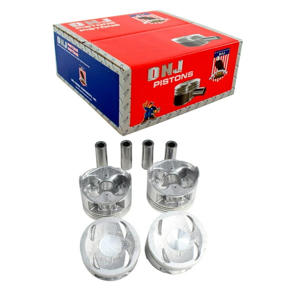 DNJ P215 Standard Complete Piston Set Fits Cars & Trucks 97-98 Honda CR-V 2.0L L4 DOHC 16v