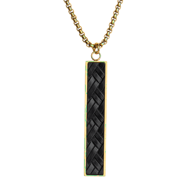 Collar para Hombre Original LUCKMAN, Acero Inoxidable con Baño de Oro 18k o Color Plata, Modelo Finn dorado UNITALLA