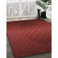 thumbnail image 3 of Ahgly Company Machine Washable Indoor Square Transitional Red Area Rugs, 8' Square, 3 of 7
