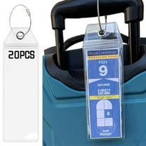 20Pcs Cruise Luggage Tags for Suitcases Compatible with Celebrity Cruise Luggage Tag Holder Cruise Luggage Tags Royal Caribbean Luggage Tag Holders Travel Essentials Cruise Lanyard -Silver
