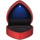 thumbnail image 2 of Heart Shaped Ring Gift Box with LED Light, Velvet Earrings Jewelry Case with Light, Jewellry Display Box (Red-2 pcs) new Qhzl A-G, 2 of 5