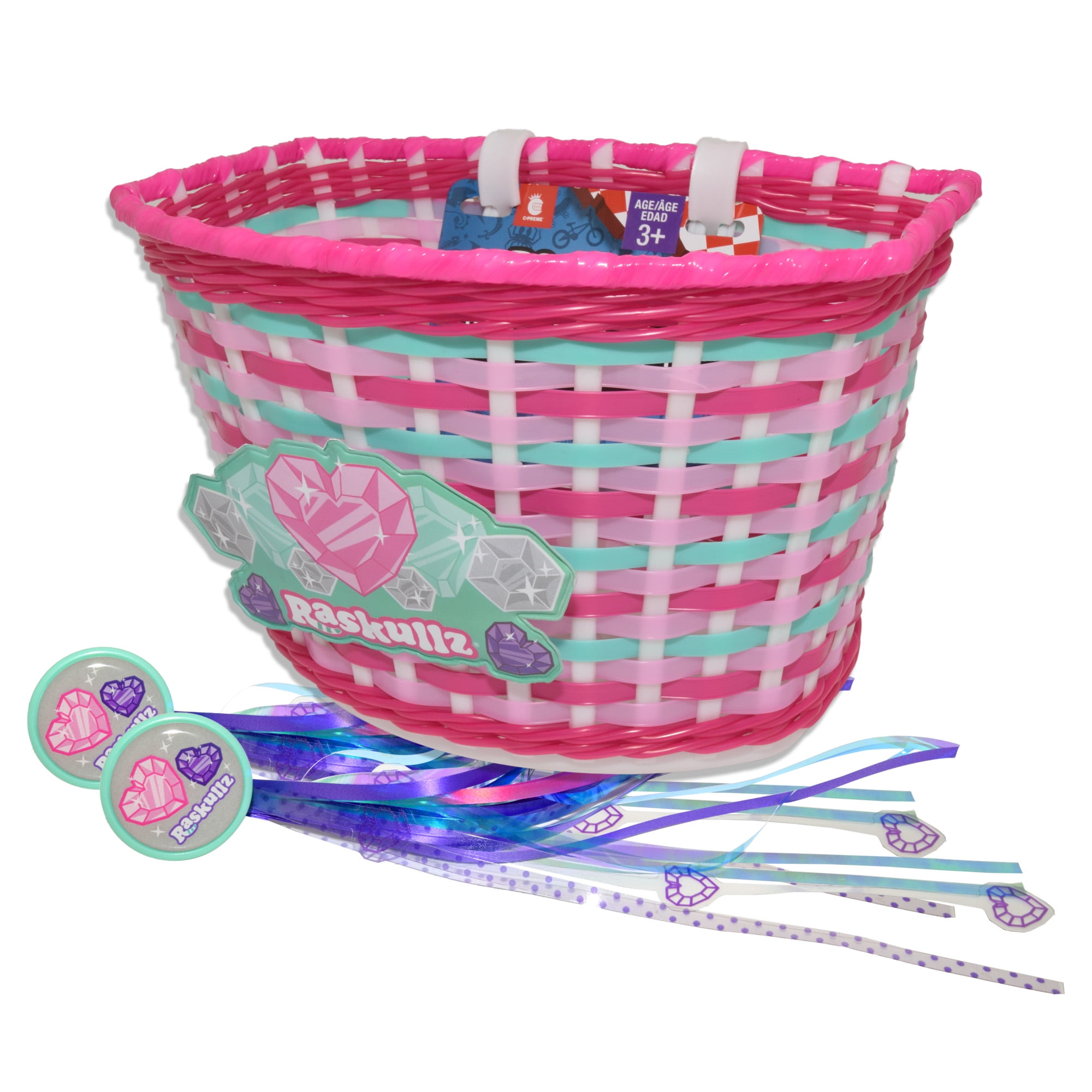 bike basket pink